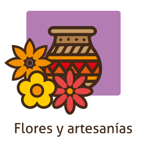 Flores y artesanías